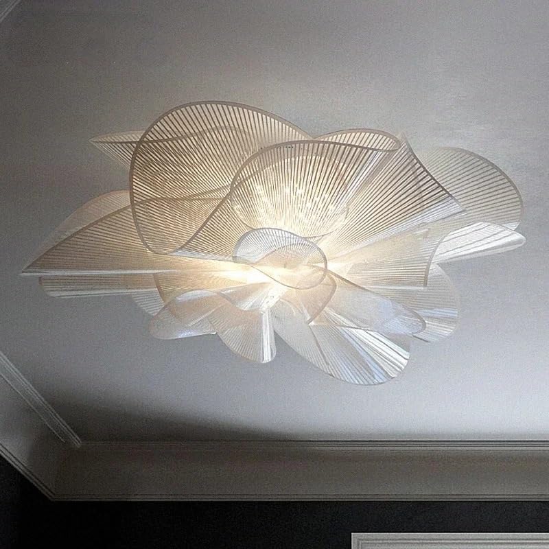 Suspension décor à la maison moderne LED blanche avec variateur