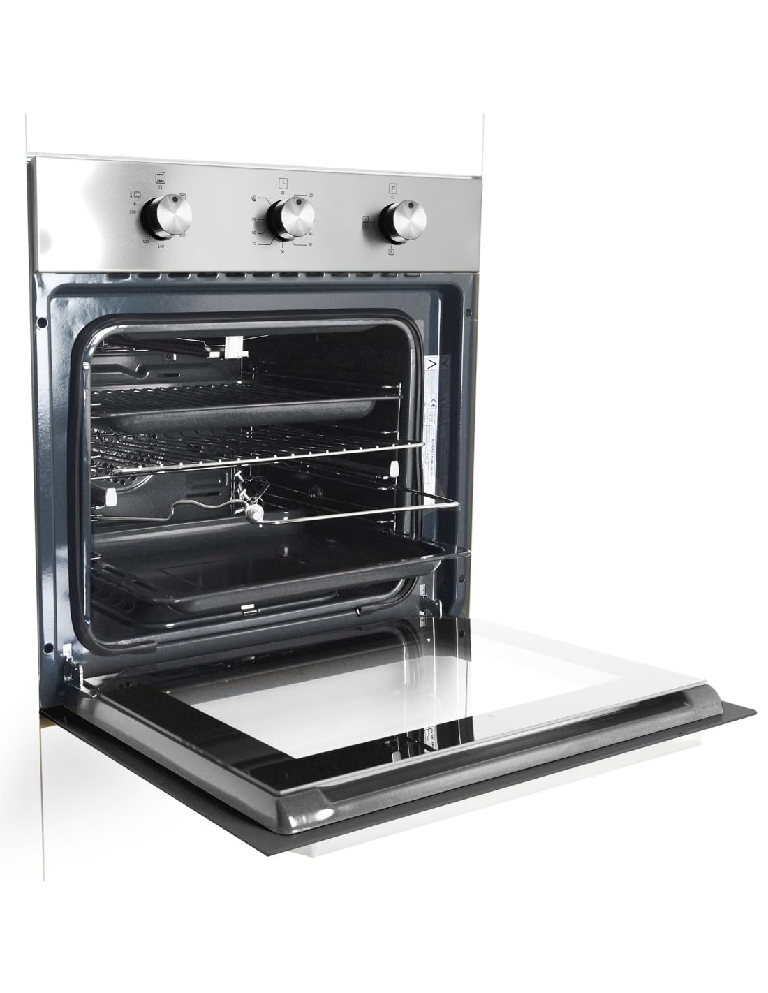 ALPHA Horno de Gas NEPTUNO LUX GAS Inox. Encendido Automático, Termostato.