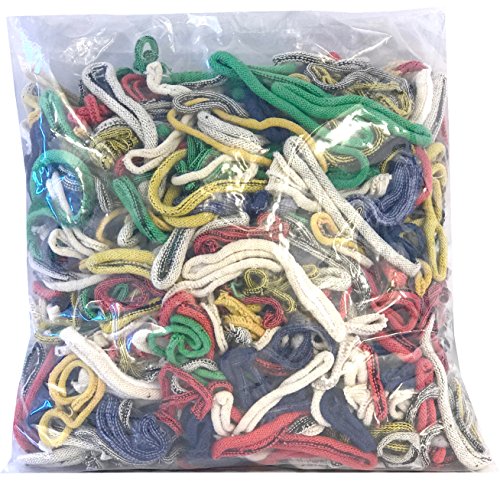 Folk Toys 1 Pound of Cotton Loops for Wooden Weaving Looper Loom