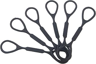 6Pcs Yootones Trumpet Slide Stopper Silicone Stopper Ring Compatible with Yamaha Bach Conn King Trumpet Accessory (Black)