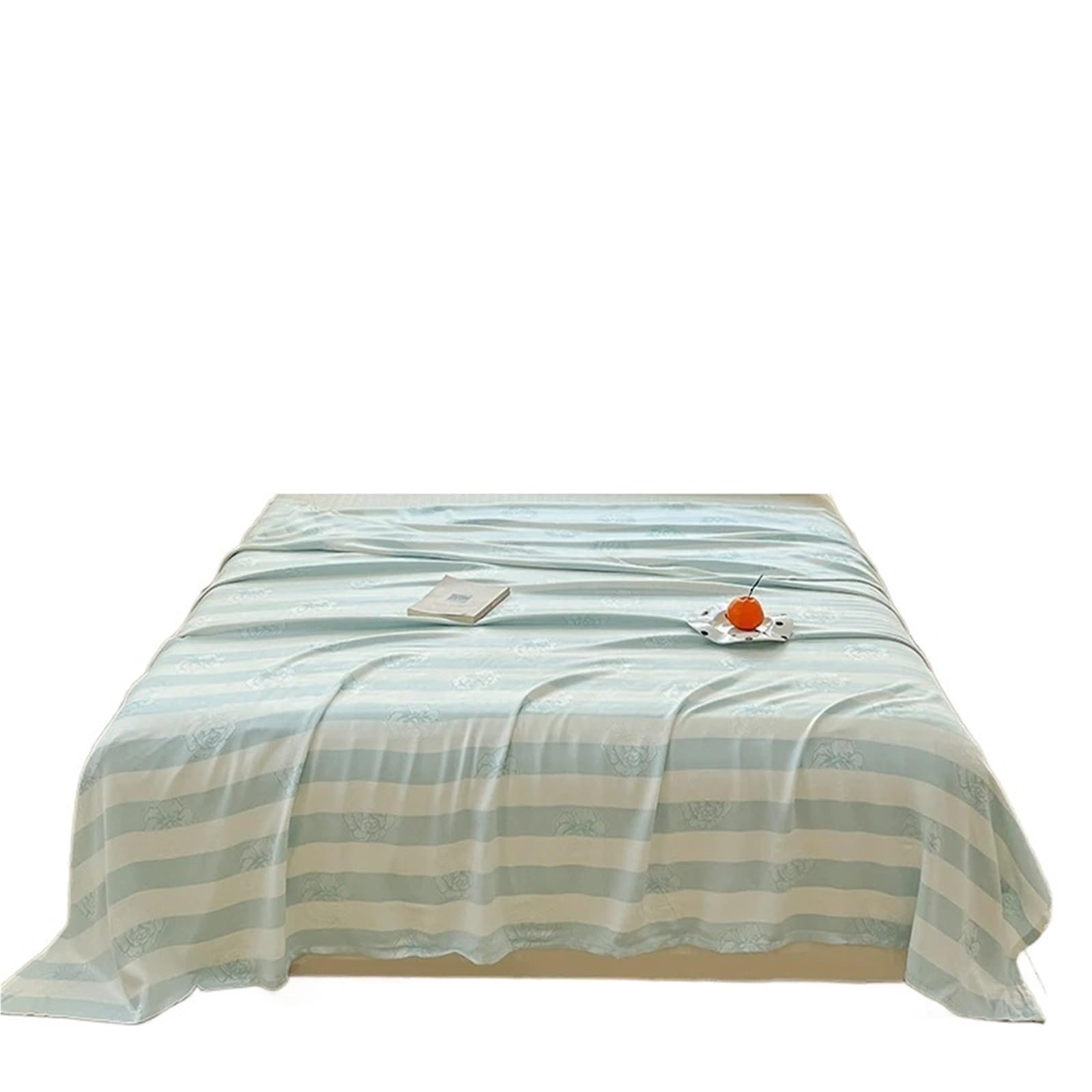 GSJNHY Cooling Blankets Summer Blanket Lightweight Breathable Jacquard Cooling Plant Fiber Striped Duvet for summer(Blue,200x230cm)