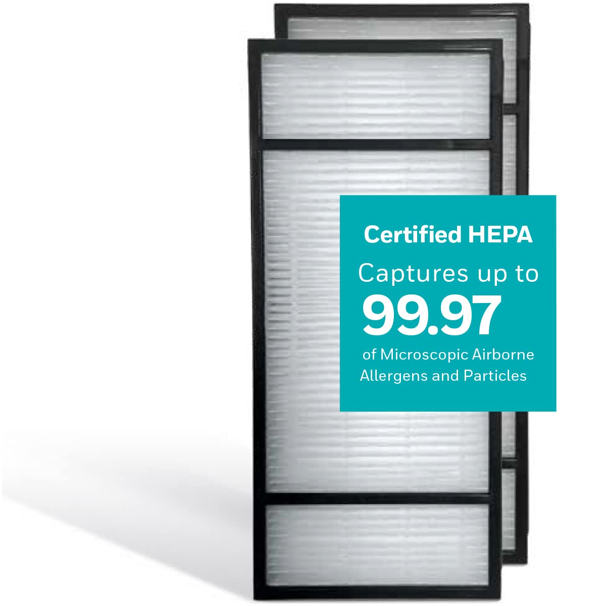 Honeywell HRF-H2C True HEPA Filtro de Repuesto (H) para purificadores de Aire, Paquete de 2 filtros (H)