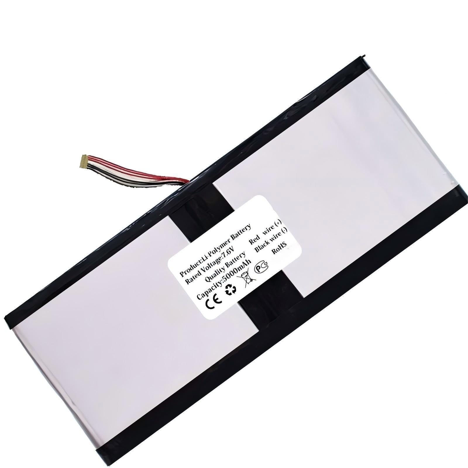 Compatibile con Microtech EBL14 Notebook, Batteria for laptop 7.6V 5000mAh con spina di ricambio a 7 pin e 7 fili
