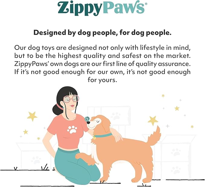 ZippyPaws - Sea Buddies Burrow, Juguete sonoro para perros miniatura 6