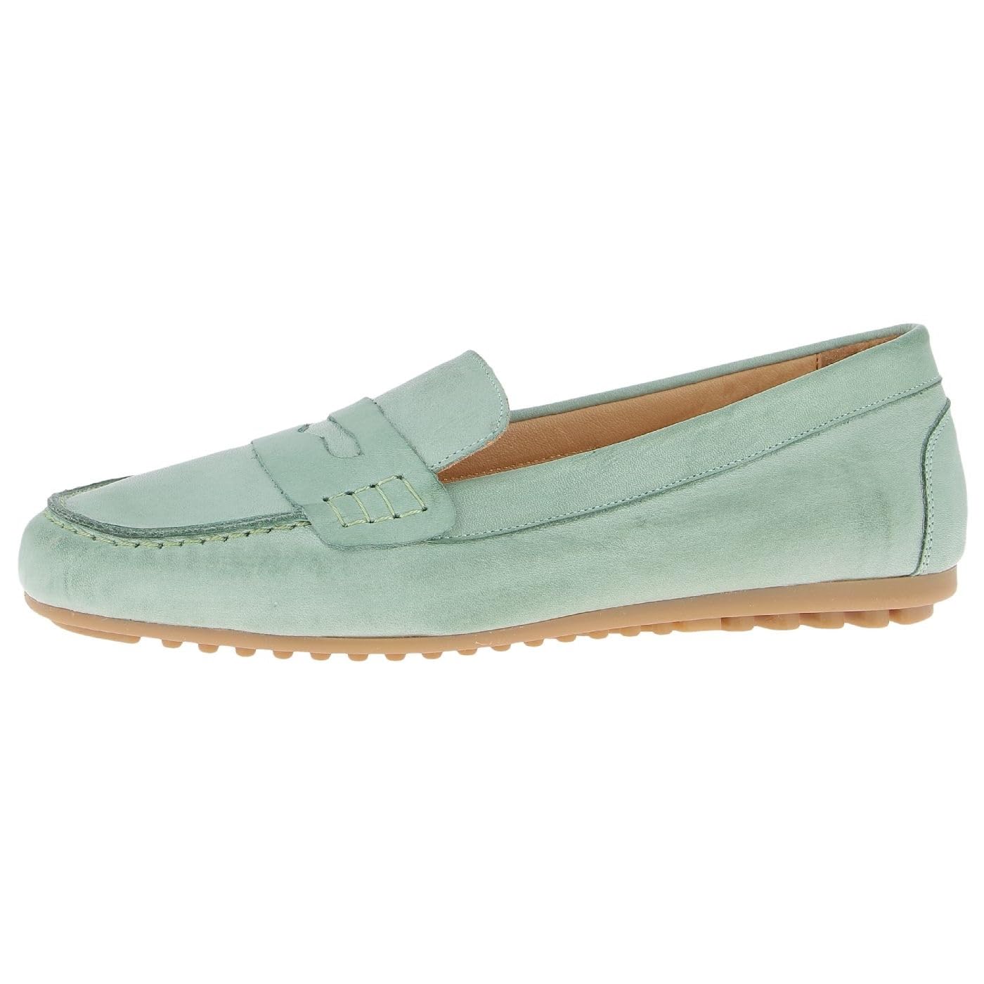 Andrea Conti Women's Damen Mokassin Moccasin, Peppermint, 7.5 UK