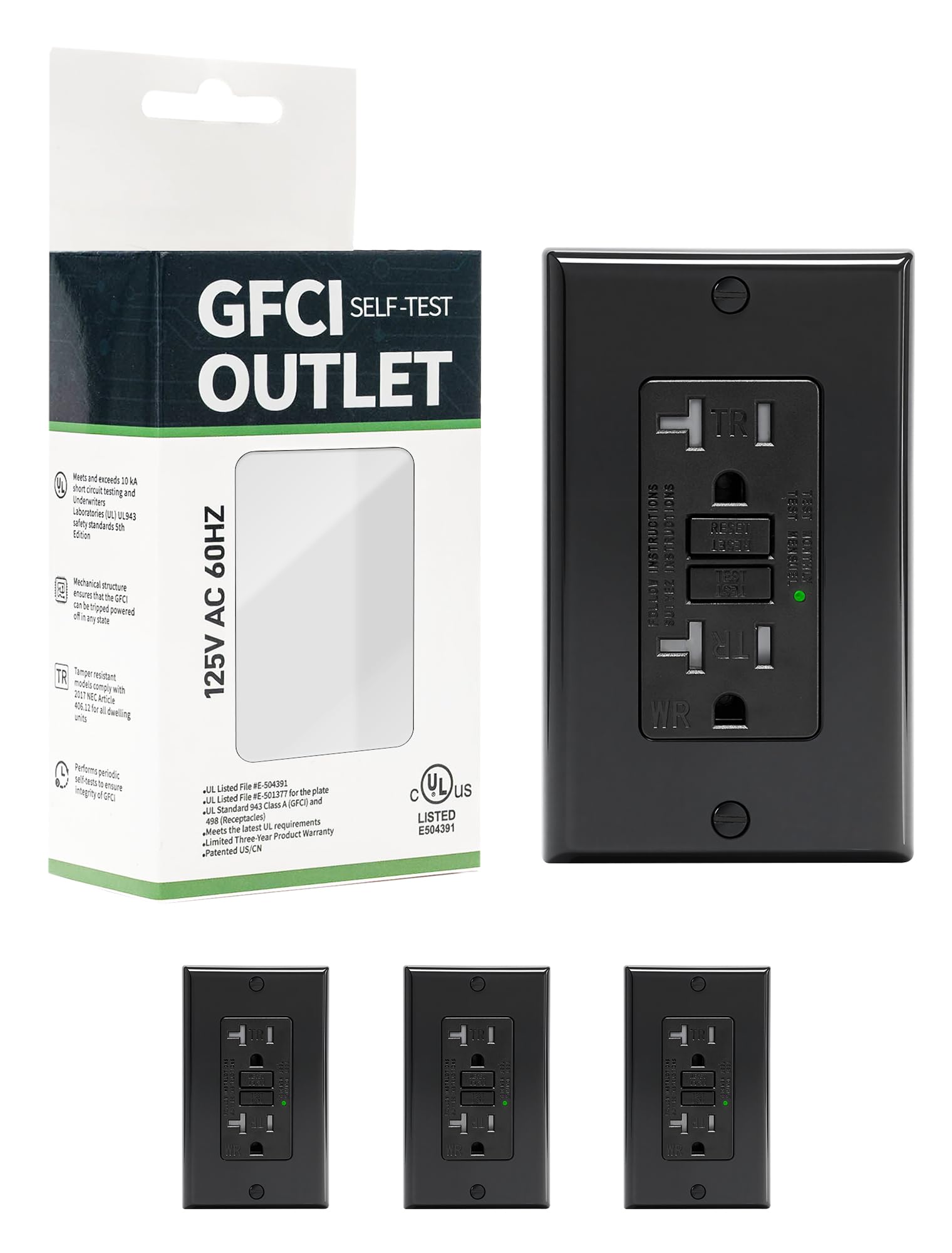 GFCI Outlet - Protect Your Home with UL Listed Safety -17