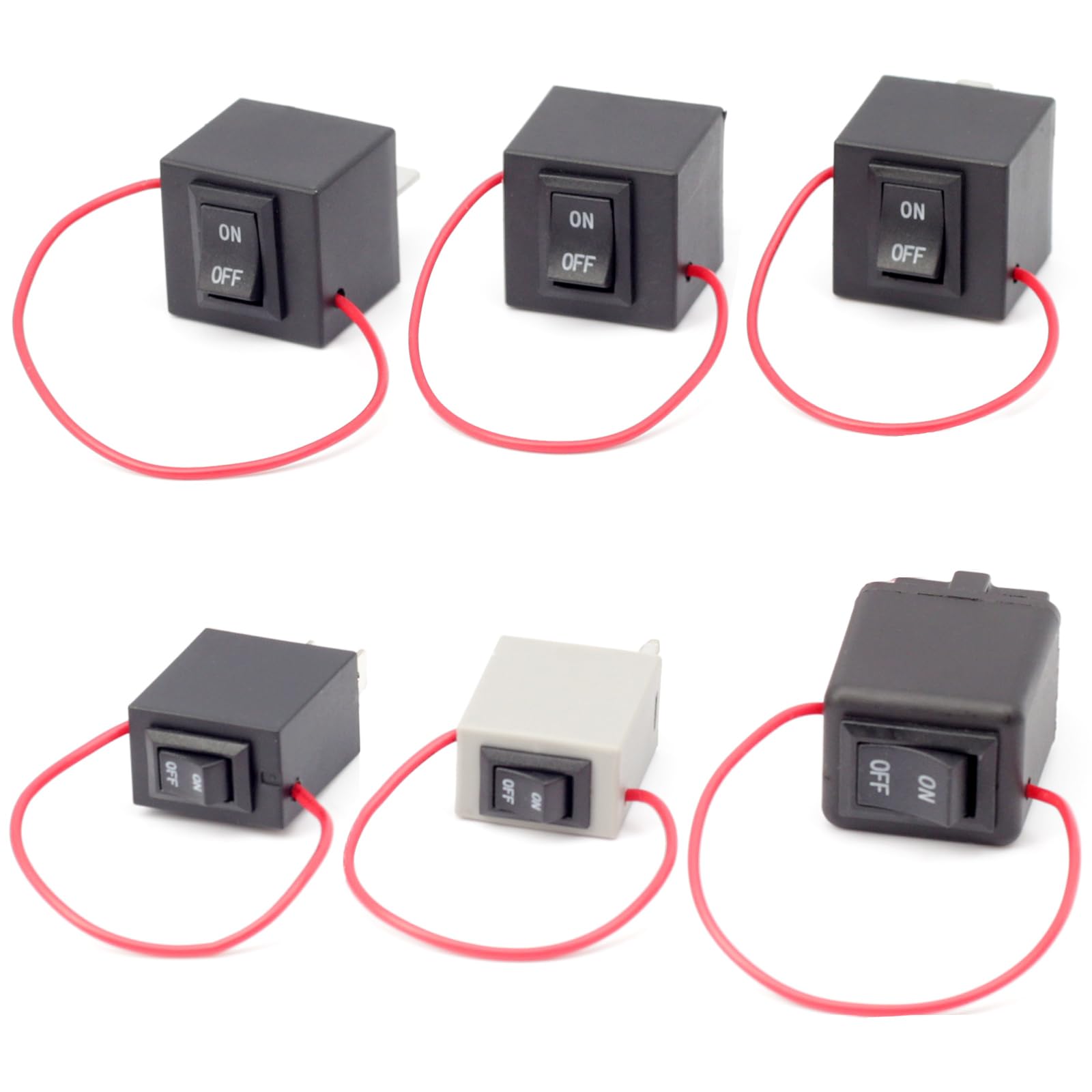 Dusledel 9038A Fuel Pump Relay Bypass Master Switch Kit with Amp Loop, Pack of 6 Relay Tester Diagnostic Scan Switch Kit