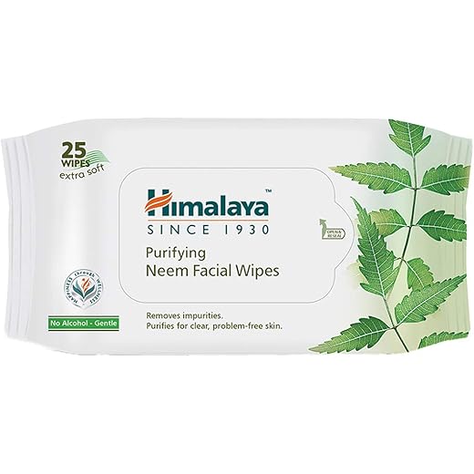 Himalaya Neem Facial Wipes 25 Count