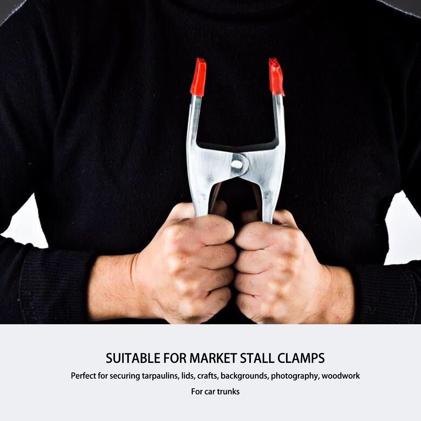 20 Piece Spring Clamp Set 4 Woodworking Strong Heavy Duty Hand Tool for Fastening Water Pipes and Wooden Boards