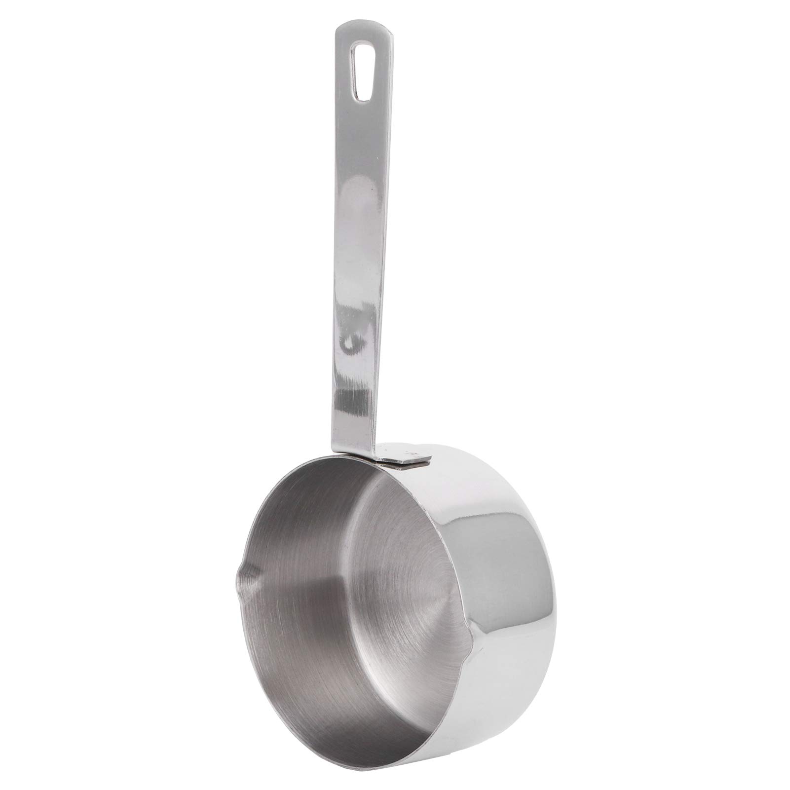 Miarka ze stali nierdzewnej 304, metalowa miarka, miarka do pieczenia ze skalą, miarka do ciasta do wag kuchennych (rozmiar: 1/3 filiżanki 80 ml) (1/3 filiżanki 80 ml)