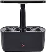 AeroGarden Harvest 2.0, Indoor Garden Hydroponic System with LED Grow Light, Holds up to 6 AeroGarden Pods, Black