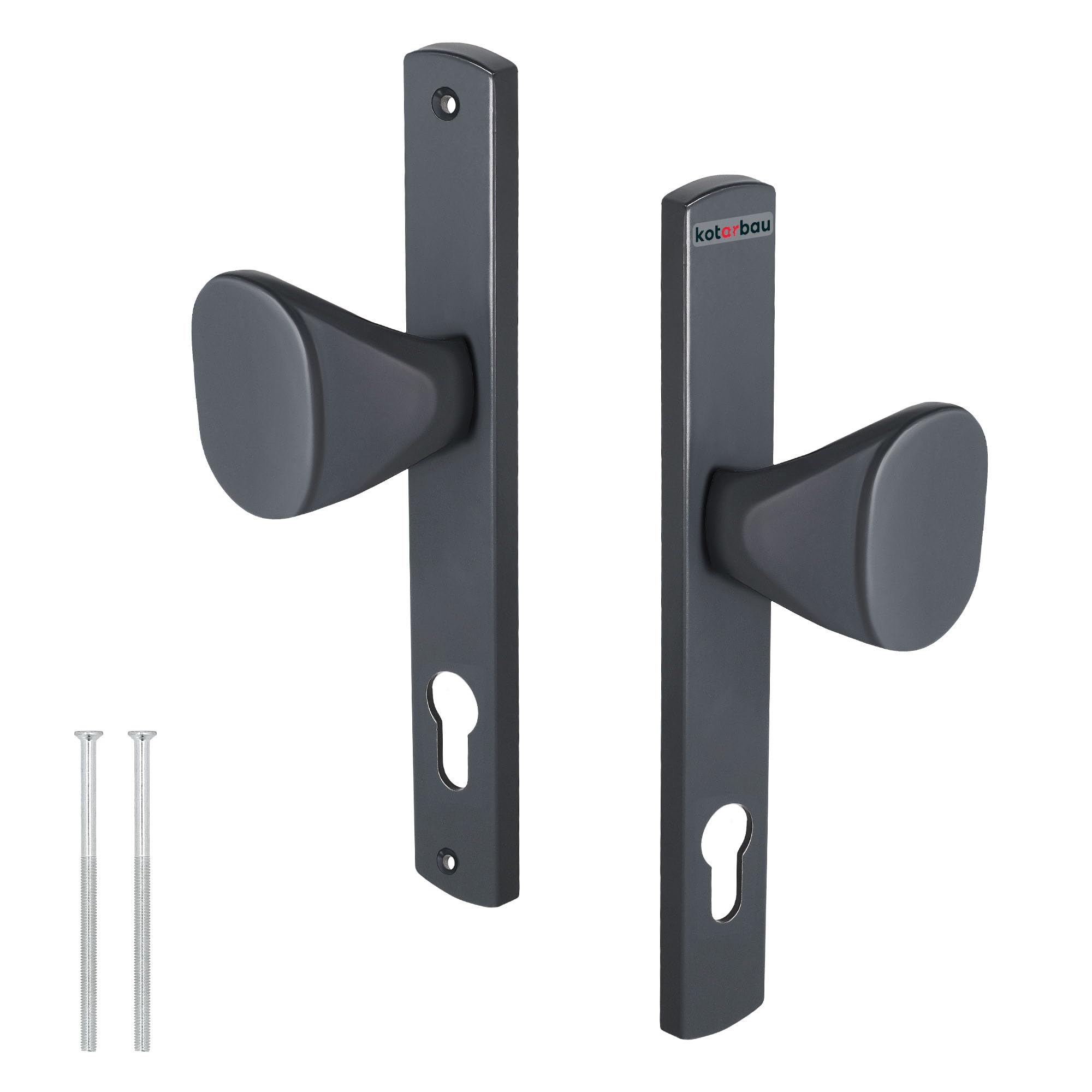 Pomello Porta KOTARBAU Ø55mm | Vernice Polvere | Nero | Per Cancelli E Porte - Foto 10