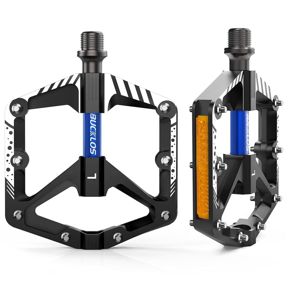 Pedali per bicicletta in alluminio CNC, pedali antiscivolo per mountain bike, città, bici da corsa