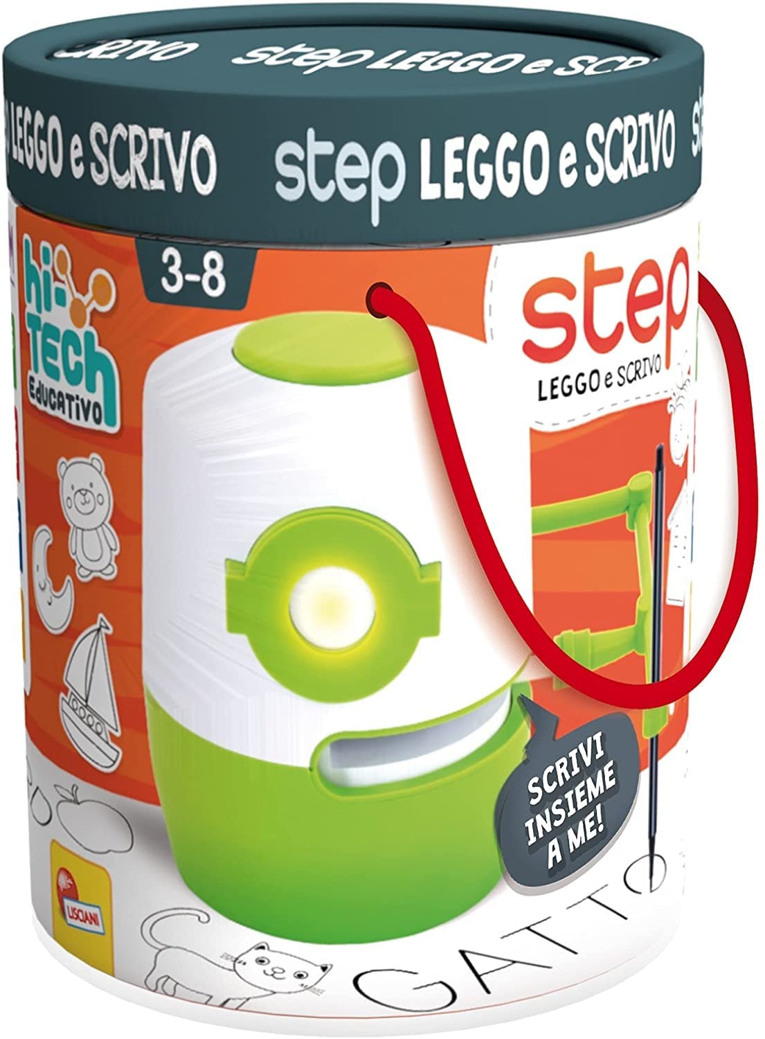 Liscianigiochi 88775 Step Leggo e Scrivo - Robot Hi- Tech Parlante, Per imparare a leggere e scrivere, 3-8 anni