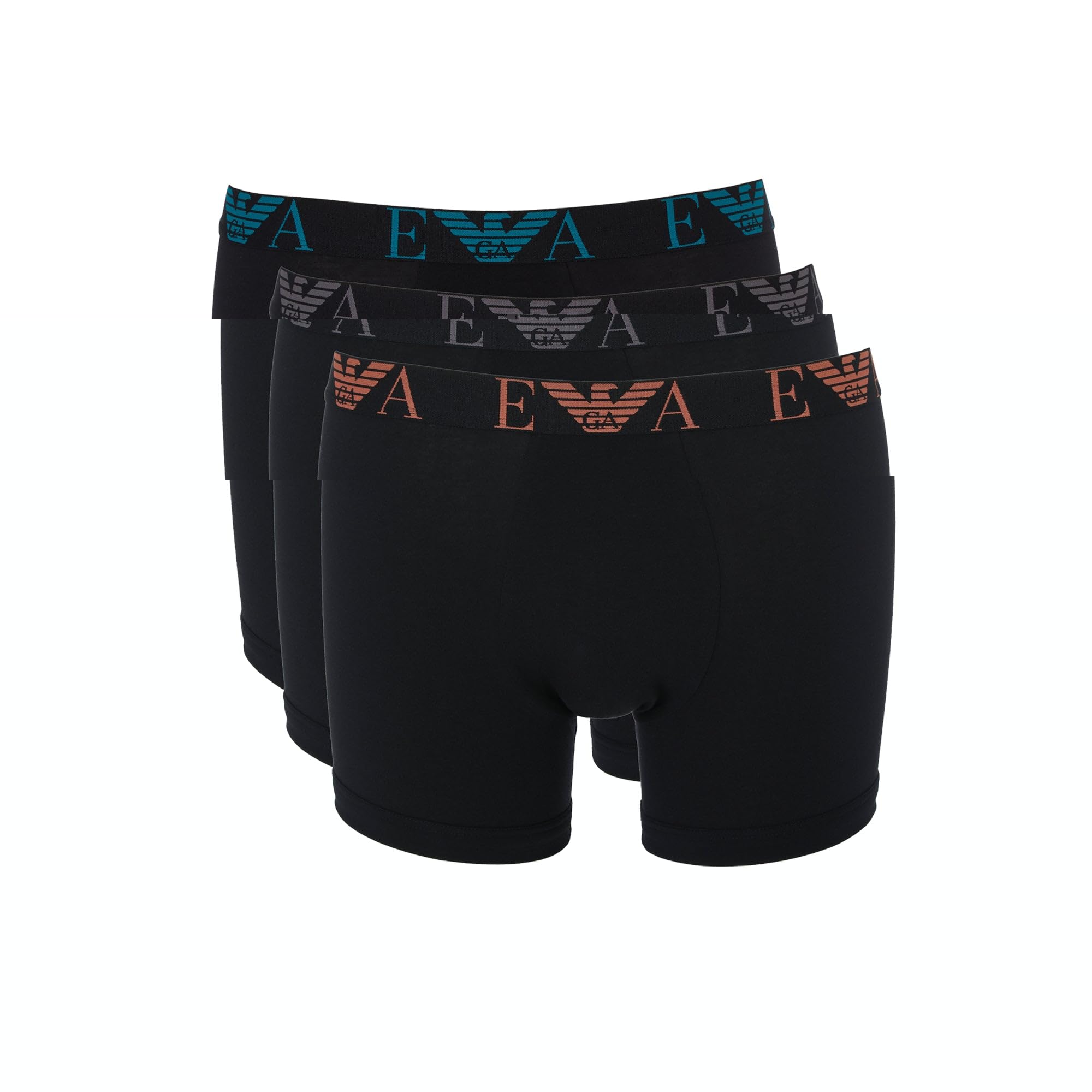 Emporio Armani Man Bold Monogram 3-Pack Boxer Black S