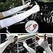 Arm Sleeves,2 Pairs Sports Cooling Arm Sleeve for Men Women Sun Block UV Protection Cooler Protective Hands Arm Cover Long Sleeve Running for Outdoor Activity Skin Protection (1Pair Black,1pair White)