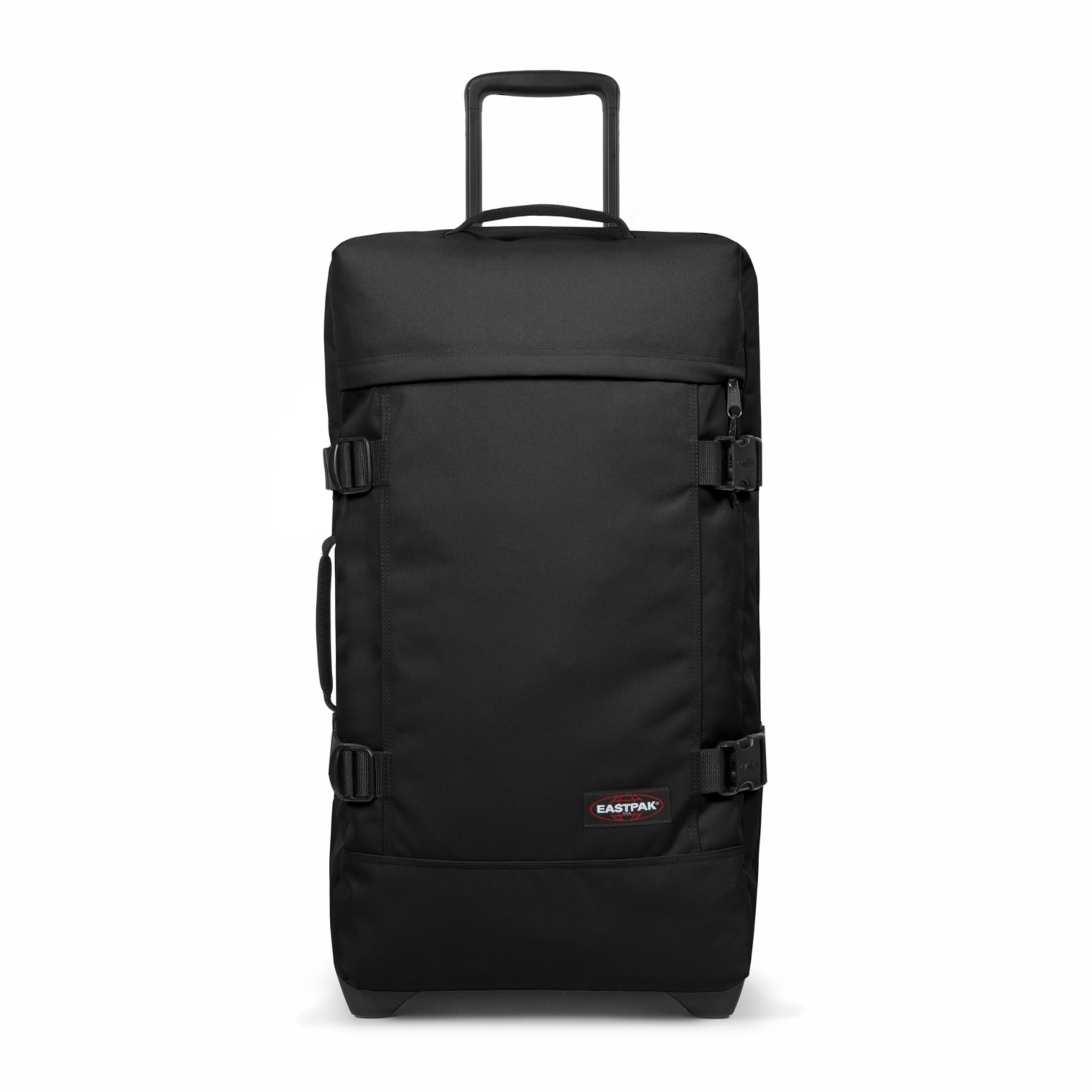 Eastpak Tranverz M – 78L Large Wheeled Luggage with Dual Compartments, TSA Lock, Compression Straps & Smooth-Wheeling System, Black