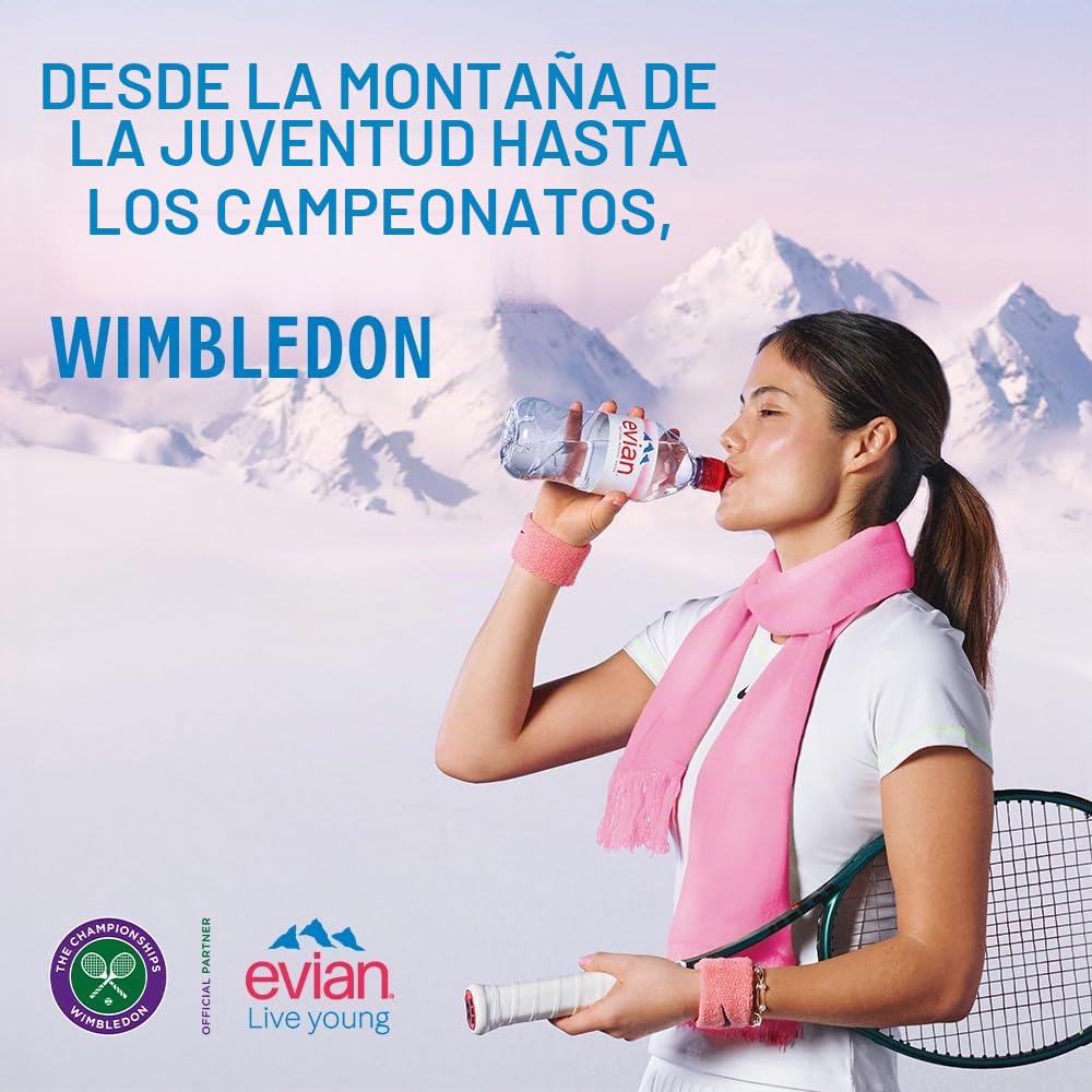 Agua mineral Evian 12 x 750 ml