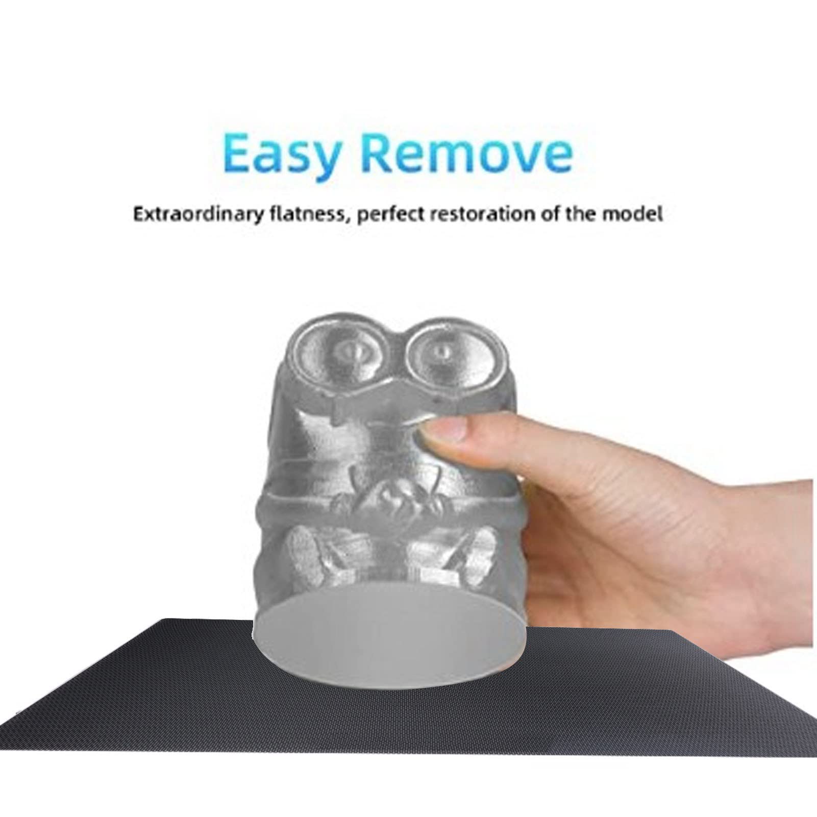 Letto Vetro Temperato 320x310x4mm per Stampante 3D CR-10 V2 Superficie Liscia Adesione e Rimozione Facile