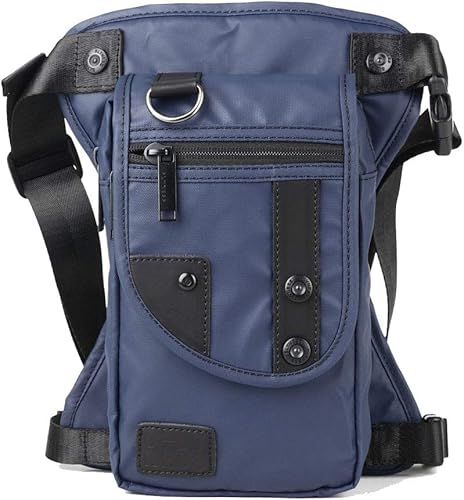 Miniatura 10 de Bolsa de pierna caída para motocicleta para exteriores, cintura para hombres y mujeres, #24Negro