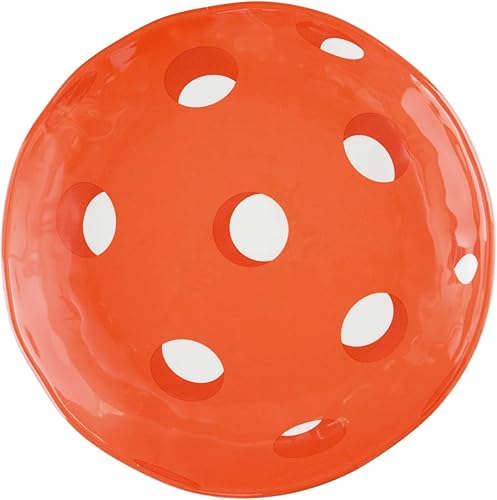 Miniatura 9 de UP ware - Platos redondos de melamina de béisbol para postre, platos pequeños para servir, para aperitivos, aperitivos y guarniciones, blanco, 6