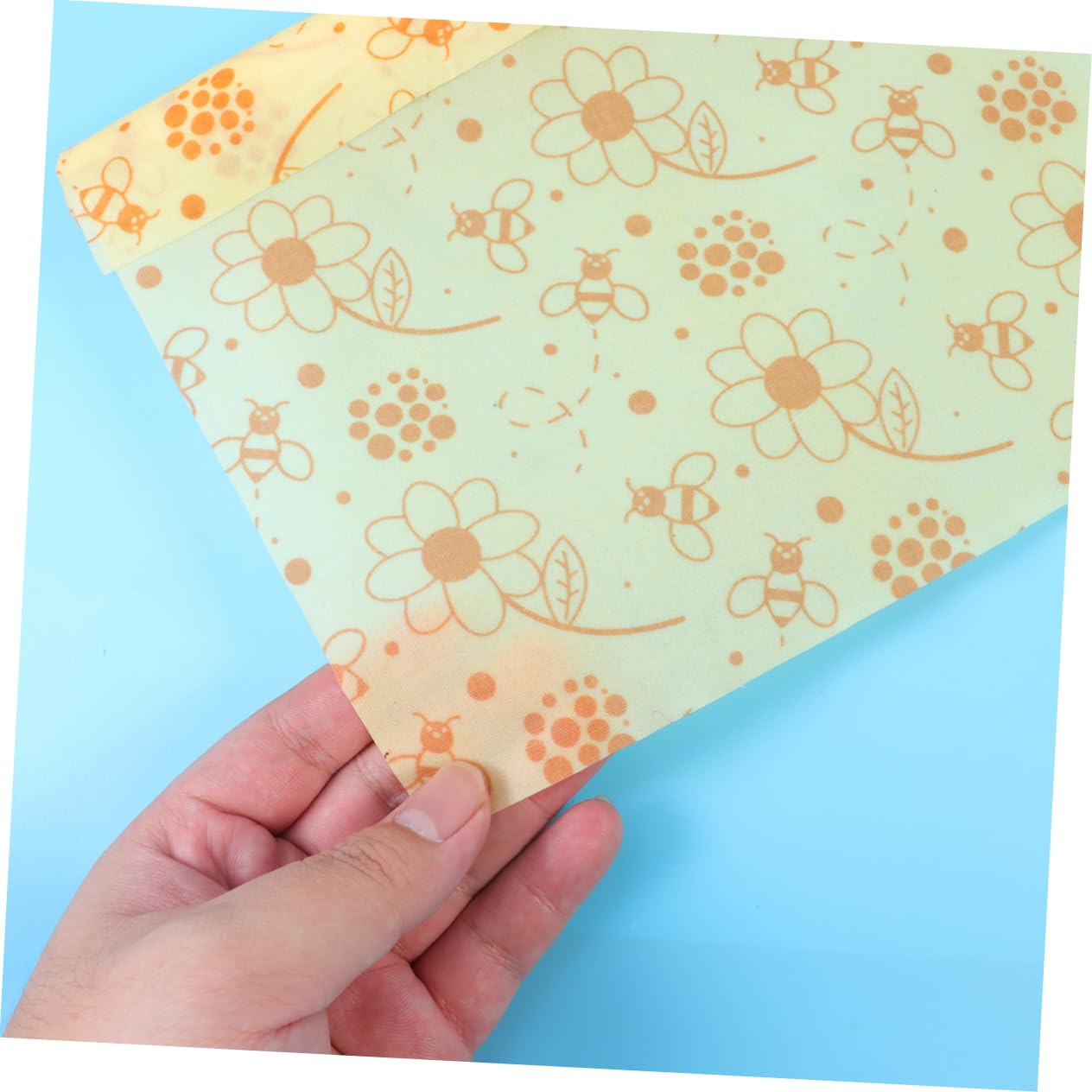 minkissy 3rollen Beeswax Food Wraps Aus Bio-Baumwolle Wiederverwendbare Frischhaltefolie Für Lebensmittel Für Küche Und Gastronomie