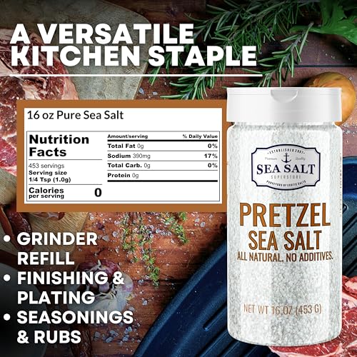 Sal marina gruesa para pretzels 1 lb miniatura 2