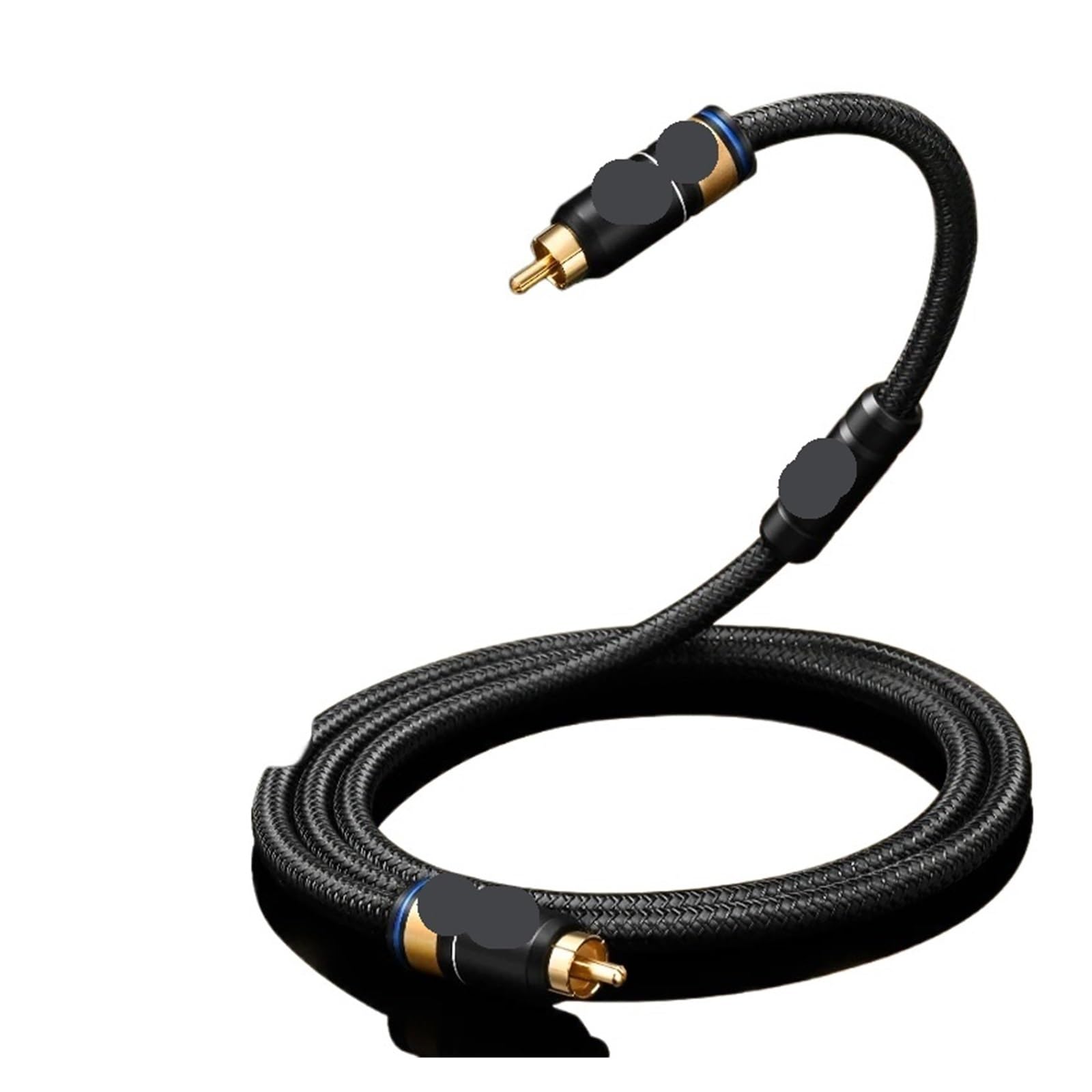 Cavo Coassiale HiFi 6N OCC Core Senza Rumore RCA A RCA Maschio Coassiale Cavo Subwoofer Audio Video For Altoparlante TV DAC(A)