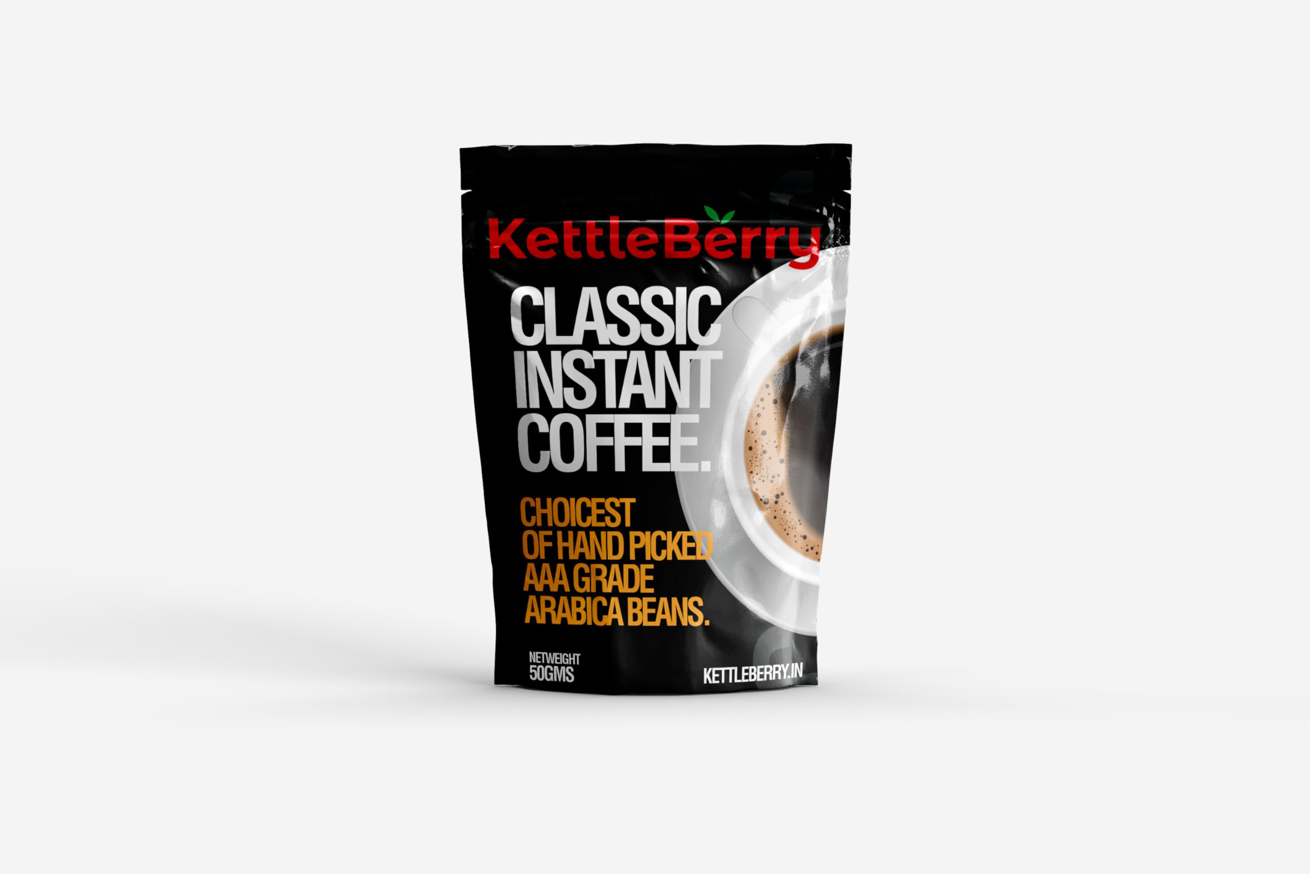 KettleBerry classic Instant INSTANT Coffee, Premium AAA Grade Arabica Beans, 50g-image-37