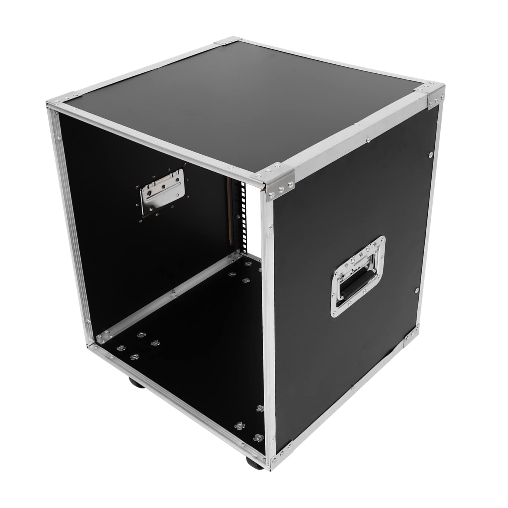 CHILDWEET Alloy Material Audio Cabinet Stereo Rack Stereo Shelf for Ktvs Meetings Easy to Move