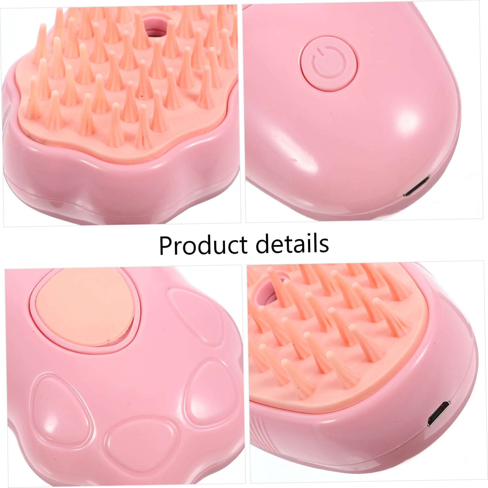 YARNOW 4 Juegos De Cepillo De Masaje De Vapor Para Gatos De Pelo Para Mascotas Cepillo Para Gatos Para Perros Para Baño Para Perros Para Baño Suministros