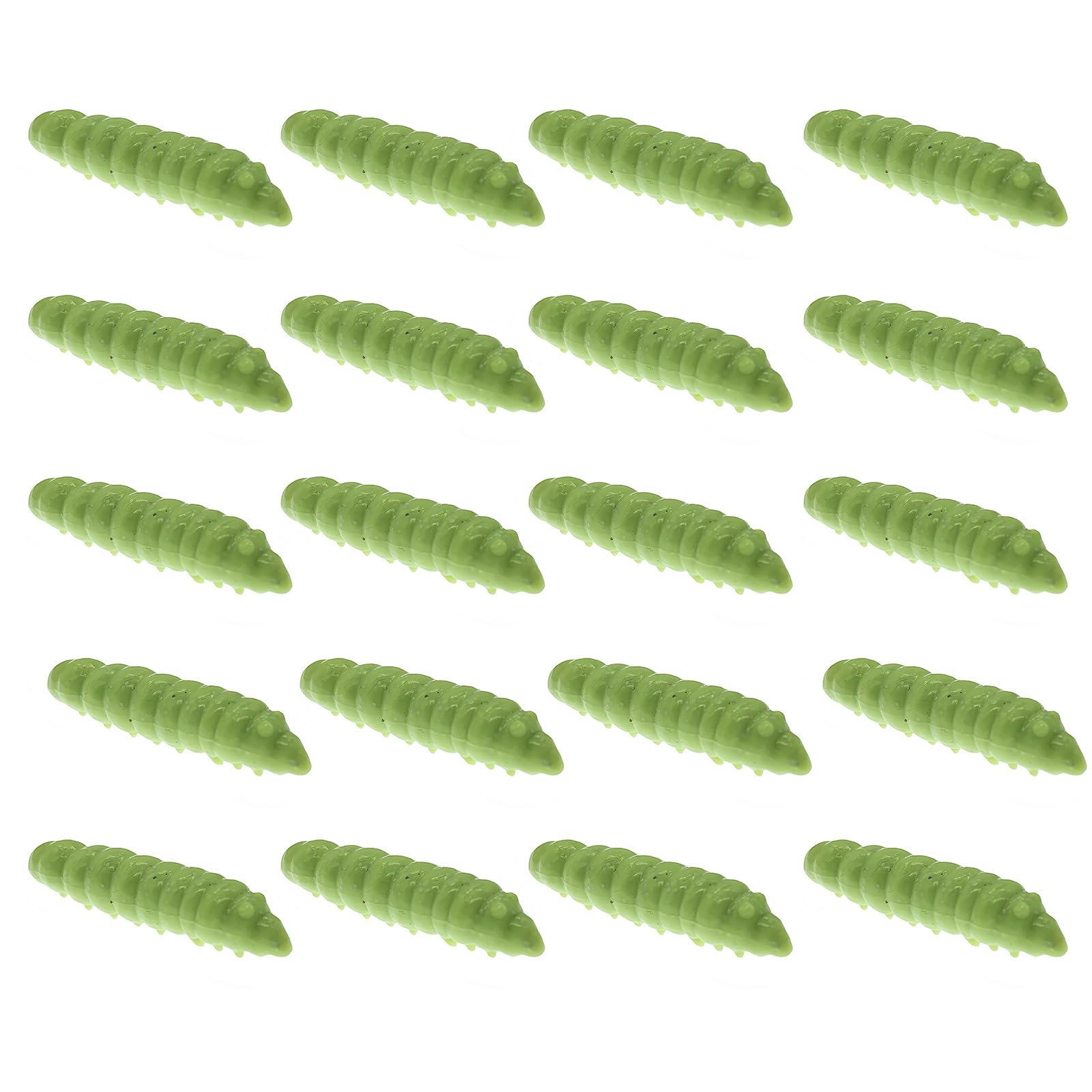 QIAOLIDA 20Pcs Fishing Lures 4Cm Floating Baits Simulation Soft Baits For Freshwater And Saltwater Fishing Enduring