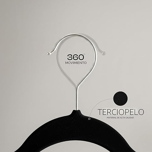 Miniatura 5 de Utopia Home Premium – Gachos recubiertos de terciopelo, antideslizantes y de gran resistencia. Adecuados para abrigos.