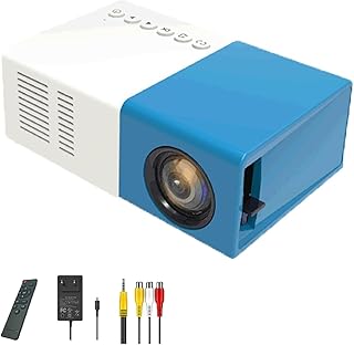 Portaflixx - Portaflixx Pocket Projector 2.0, Mini Projector, LED Video Projector for Home Theater Movie Projector, Portaflixx Pocket Projector (Color : Blue)