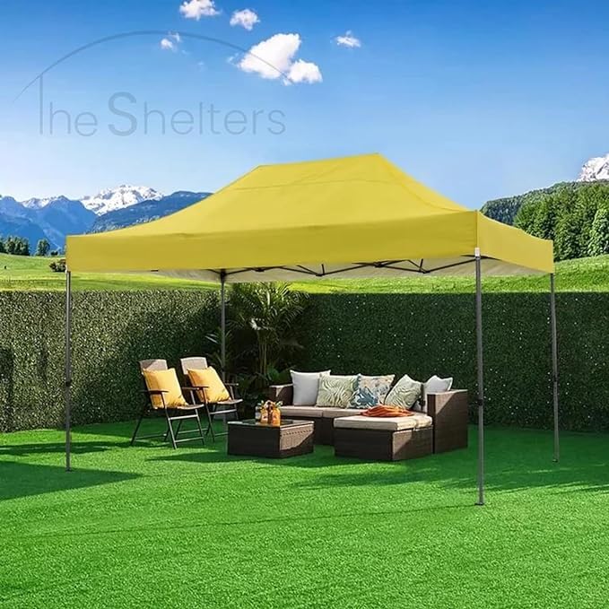 Image of THESHELTERS - 10x20 ft Outdoor Canopy Tent, Instant Foldable & Pop up Garden Gazebo Tent for Decoration, Party, Event, Wedding & Waterproof Tent