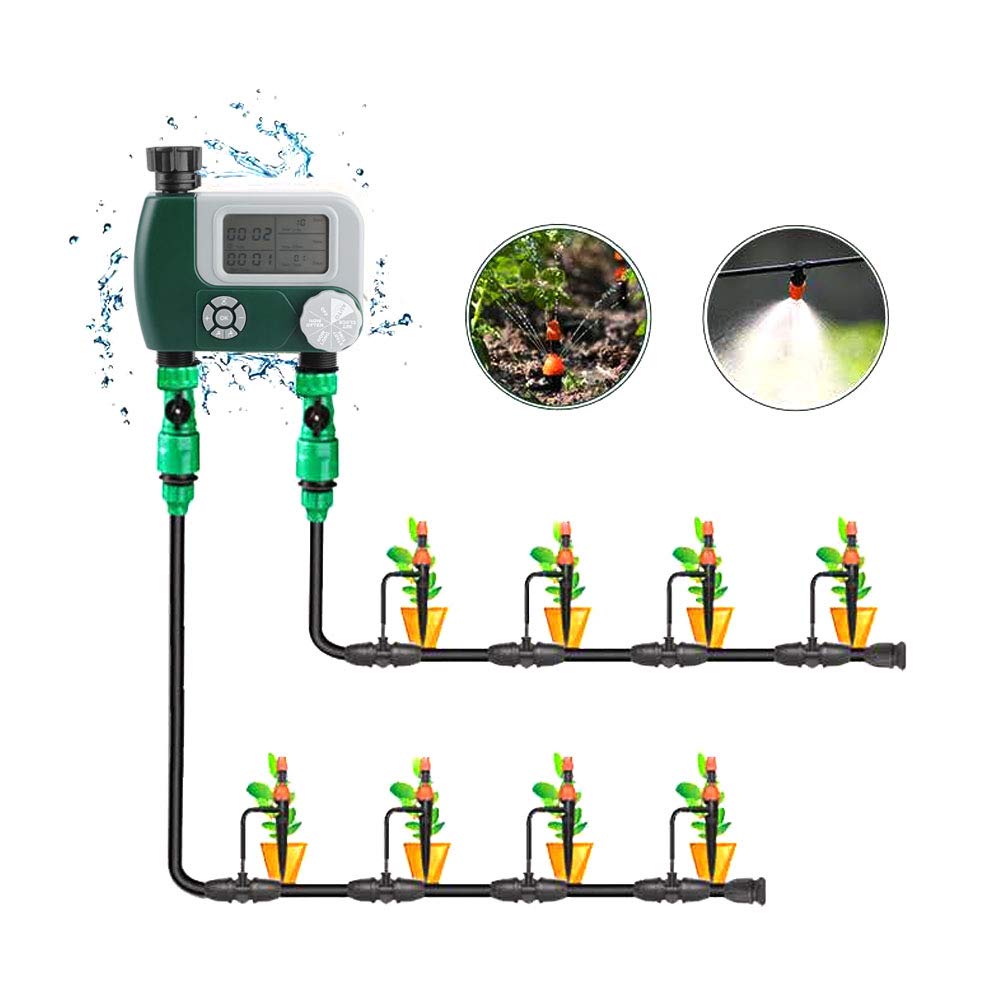 Timer a doppia uscita, Controller del sistema di irrigazione Controller di irrigazione intelligente con ampio display