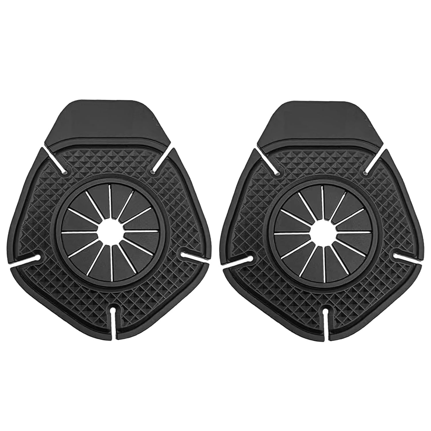 SEMAPHORE Arm Hole Protection Pad, Silicone Windshield Wiper Arm Hole Protector Dust Cover, Front Wiper Protective Guards, Exterior Accessories Universal for Most Vehicles (Black, 1PAIR)