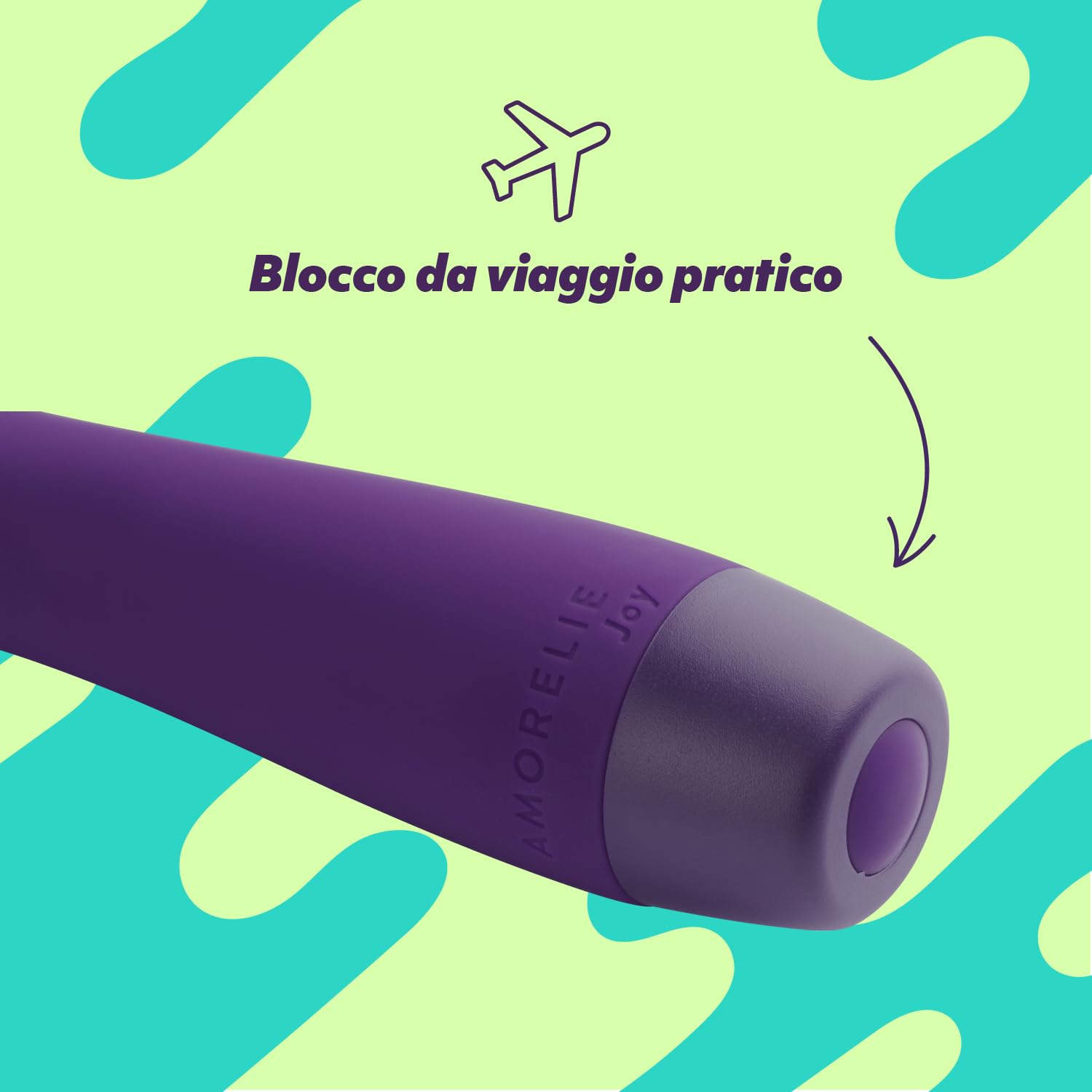 AMORELIE Joy - Vibratore a punto G Bloom | Impermeabile Ricaricabile