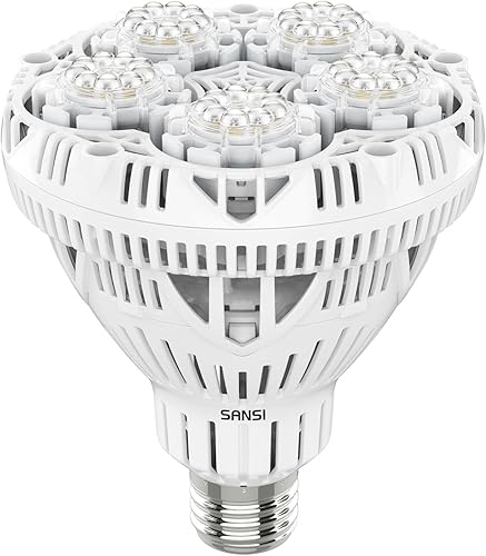 Miniatura 18 de SANSI Bombilla de cultivo con tecnología COC, lámpara de cultivo de espectro completo de 10 W (equivalente a 150 W) con lente óptica para alto PPFD