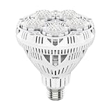 SANSI Grow Lights for Indoor Plants, Full Spectrum 24W Grow Light Bulbs (300 Watt Equivalent) with Optical Lens for High PPFD, Natural Daylight Efficiency Plant Lights for Indoor Growing Seed Starting 24.0 Watts