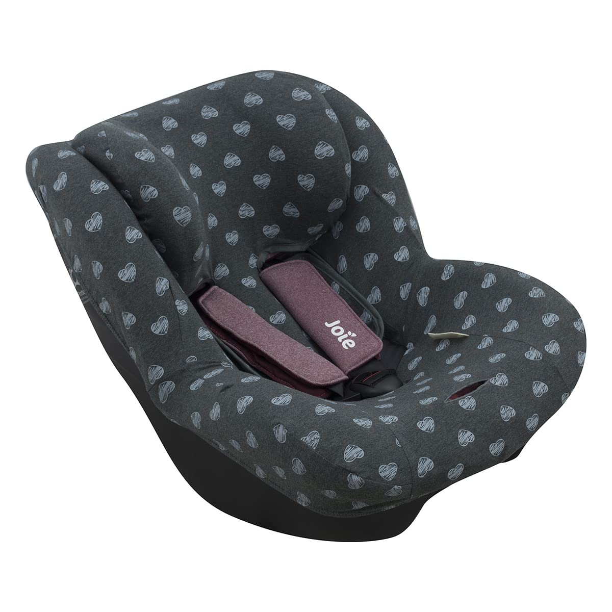 JYOKO Kids Funda para Silla de Coche Compatible con Joie I-Anchor Advance (Blue Heart)