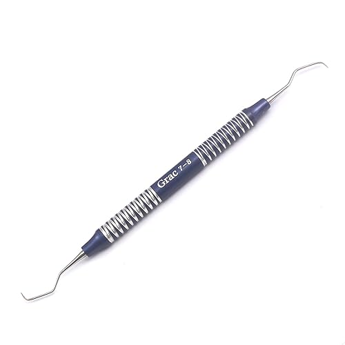 Miniatura 5 de Gracey - Juego de 7 Curetas huecas con mango periodontal, raspadores dentales de color