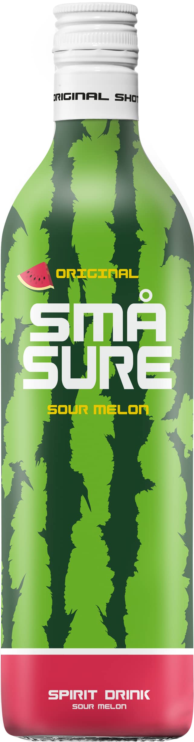 SMA SHOTS Sour Melon Colourful Vodka Shot, Sweet Fruit Burst & Sour Melon Kick, Perfect as a Party Shot or as a Cocktail with a Mixer 16.4%, 70cl
