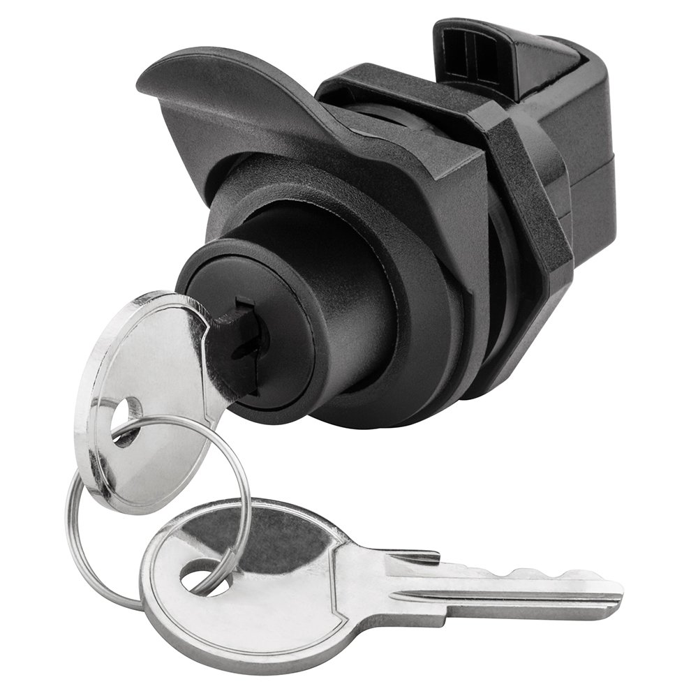Verrou à bouton-poussoir Whitecap en inox pour porte et placard de bateau