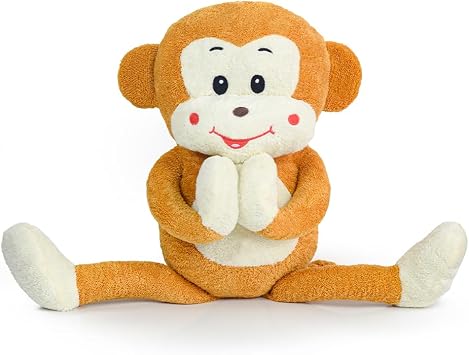 Özgüner Toy Hug Monkey,Cute Monkey,Fillable Plush Monkey,Hugging Monkey Plush, Plush
