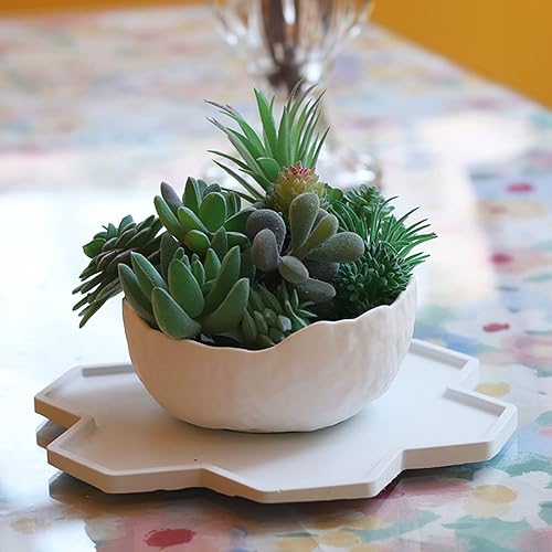 Miniatura 3 de Maceta redonda irregular de silicona, molde para suculentas, jarrón de cactus para hormigón, soporte para velas, molde para bolígrafo, resina epoxi,