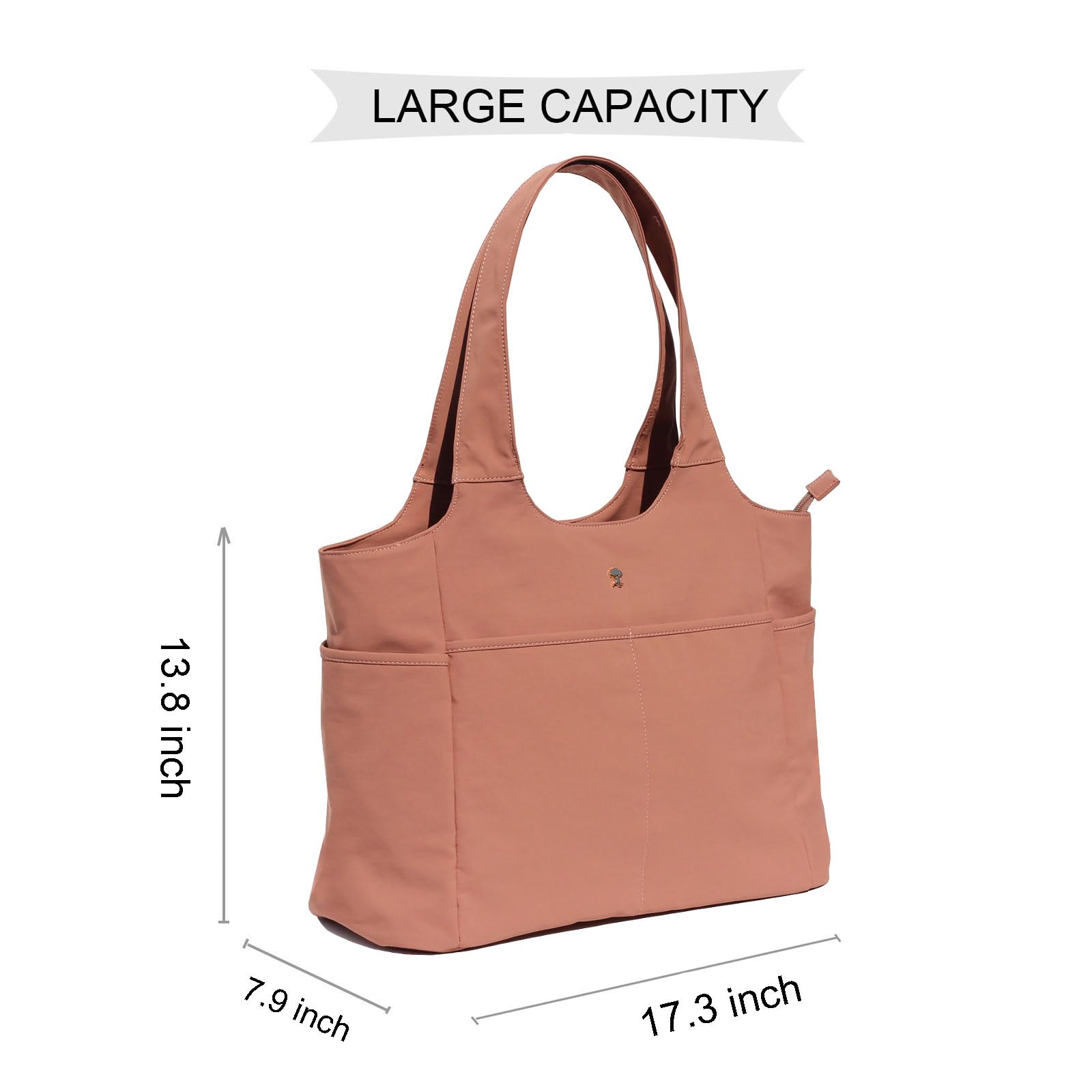 ESVAN Yoga Tote Bag Mat bag Women Shoulder Bags Carryall Tote for Travel Office Workout Gym Nurse Beach