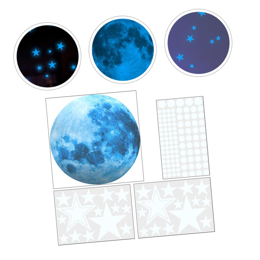 Cabilock 4 Set Stelle Luminose Autoadesivo Della Parete Di Notte Luminoso Della Decalcomania Camera Adesivo Wok Decorazione Della Parete Adesivo Camera Dei Bambini Decalcomanie Della
