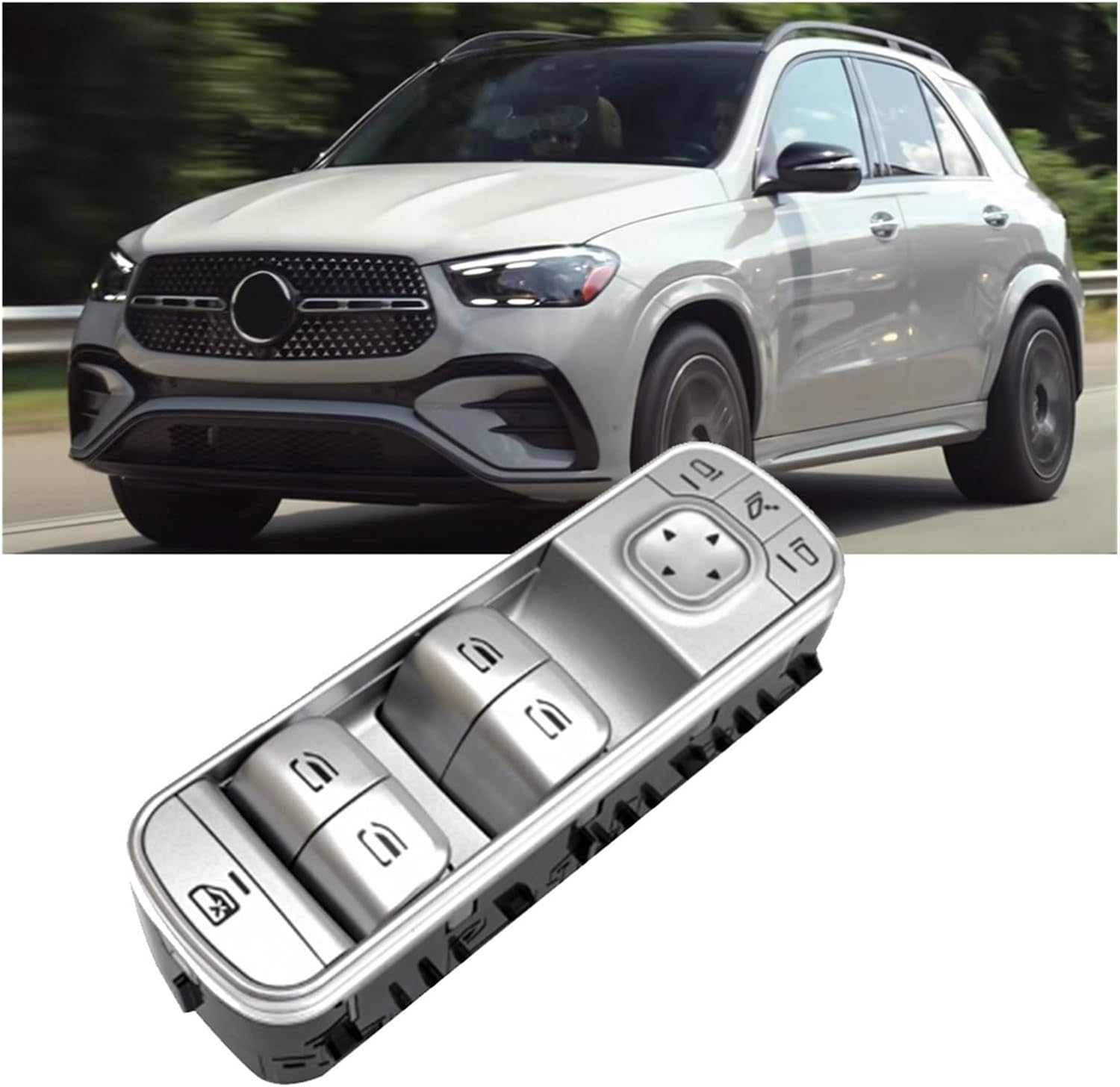 1679054501 Car Power Lifter Window Switch 1679054601 Compatible with Mercedes Benz GLS GLE W167 2020-2024 Electric Window Switch