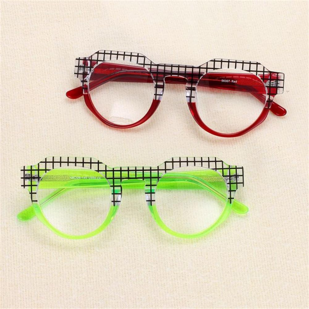 Okrągłe okulary octanowe w stylu vintage, damskie oprawki do okularów